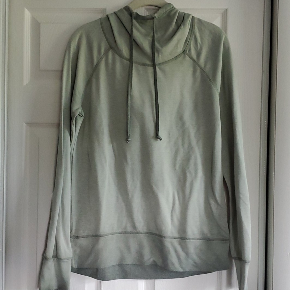 Light Green Distressed Hoodie
